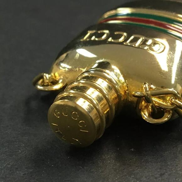 Gucci Gold-Plated Perfume Bottle Pendant Necklace - Picture 7 of 10